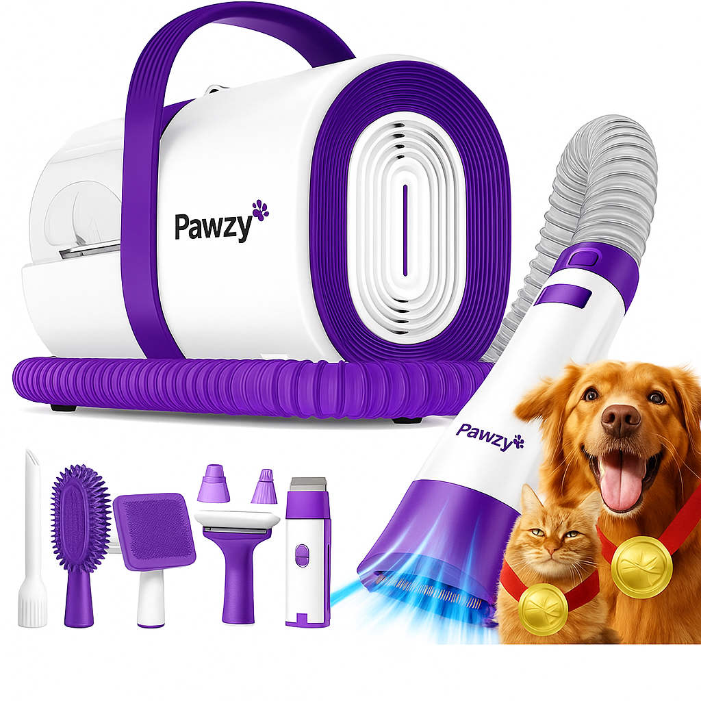 8-in-1 Pet Grooming Vacuum Kit