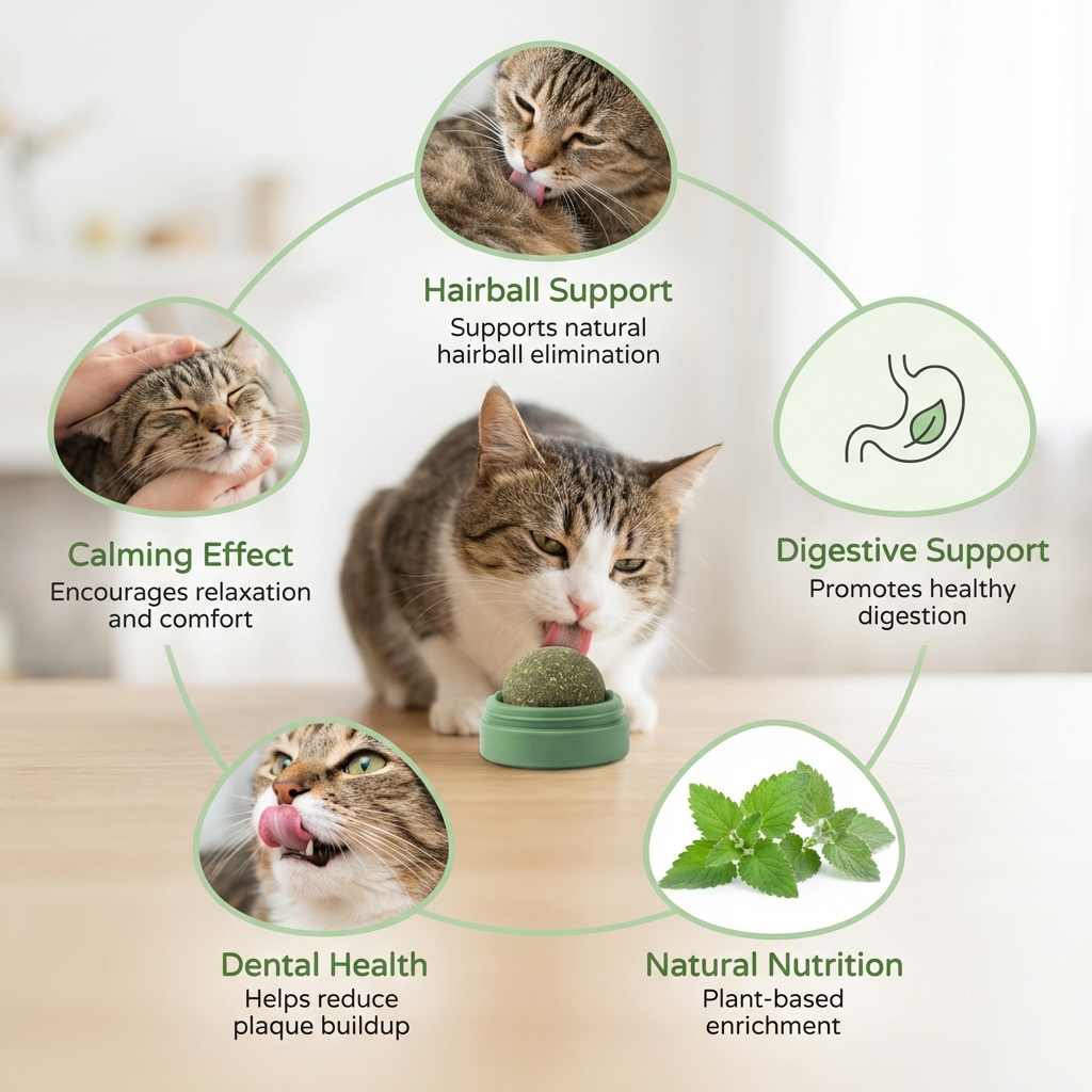 Wall-ball Catnip Toy